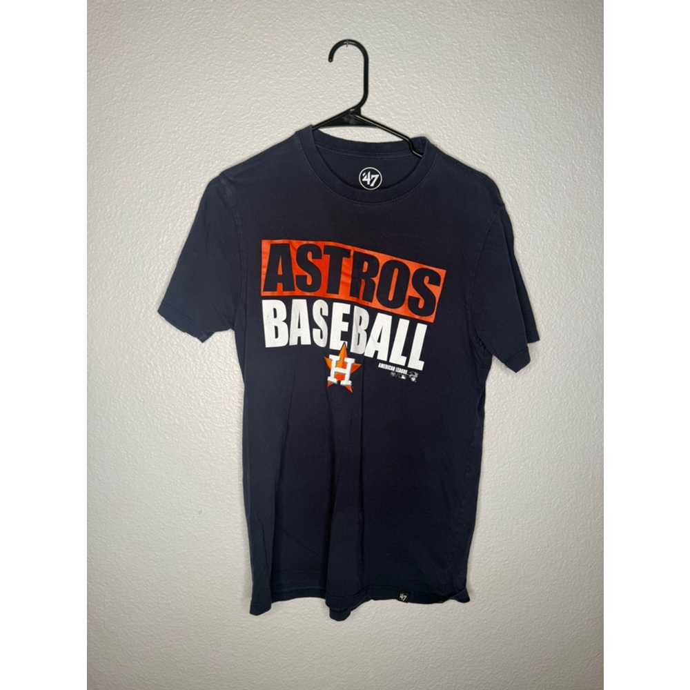 Men's 47 Brand Astros Baseball T-shirt Size S